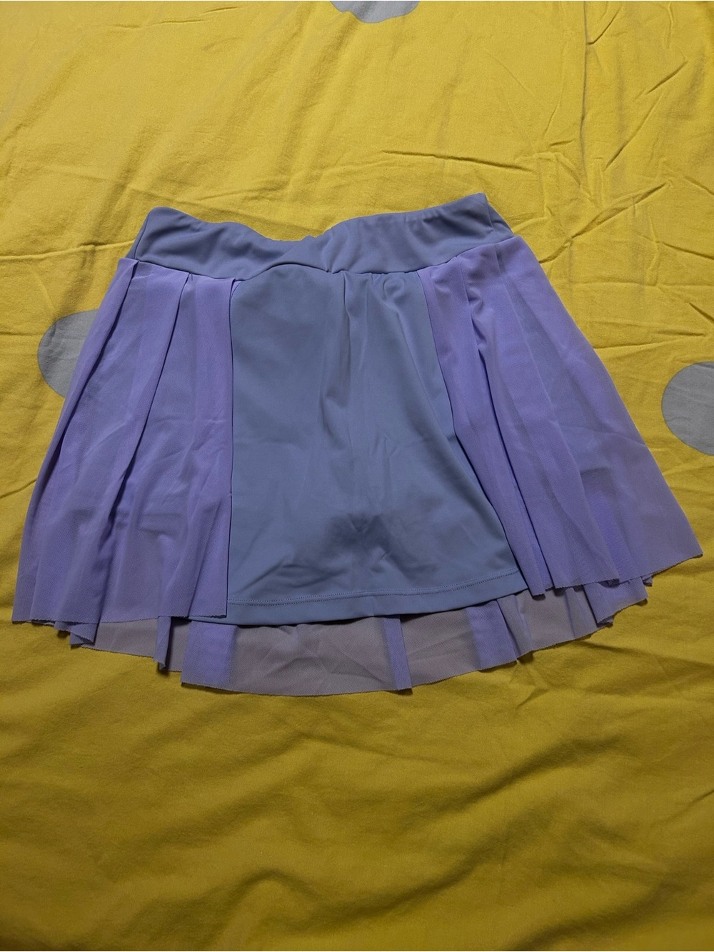 Lilac Layered Pleated Mini Skirt - Feminine Flare